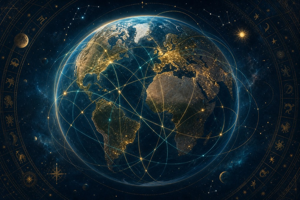 Astrocartografía: qué es y cómo usarla para elegir dónde vivir